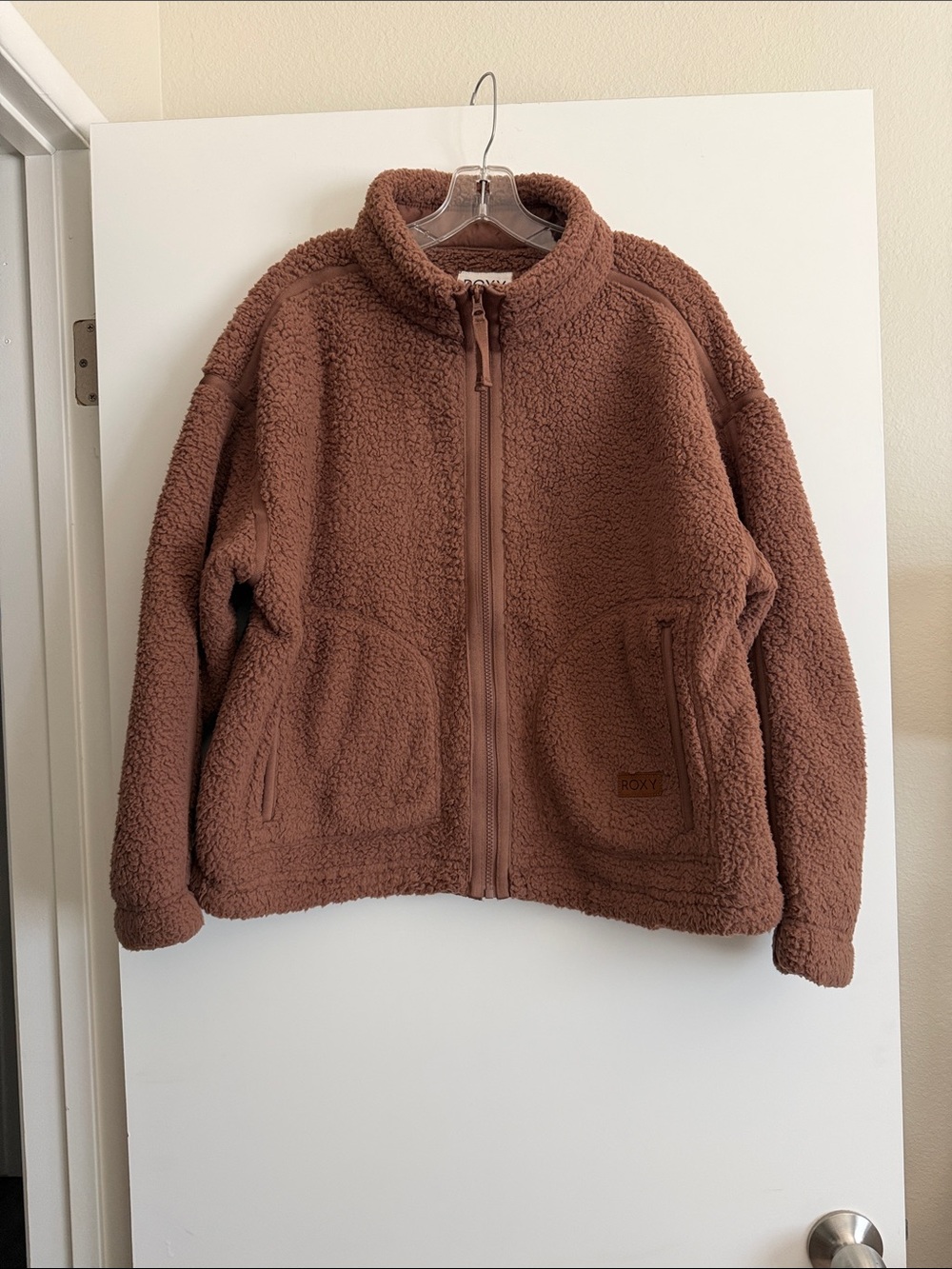 Roxy Sherpa Cropped Jacket